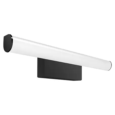kalb LED Spiegelleuchte 40cm 4000K Schwarz Rund