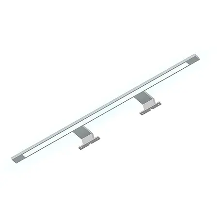 kalb LED Spiegelleuchte 74cm 4000K Silbergrau 3in1 Montage