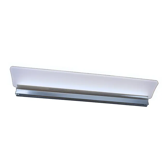 kalb LED Spiegelleuchte WhiteWave 45cm 4000K Chrom -  - Lineares LED-Lichtpaneel mit mattierter, durchscheinender Abdeckung und reflektierendem Metallsockel.