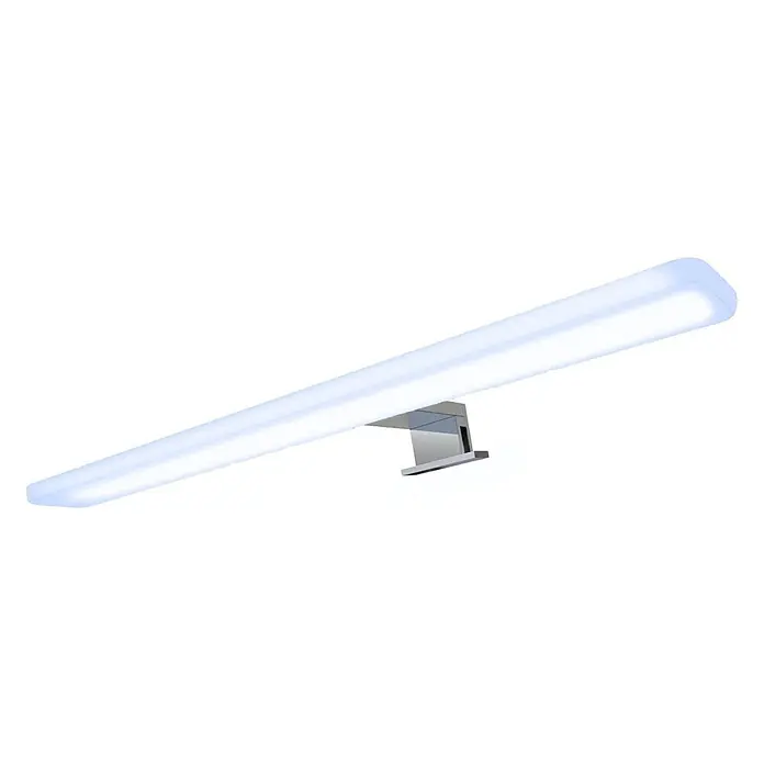 kalb LED Spiegelleuchte Mera 60cm 4000K Chrom -  - Lange, weiße LED-Leuchte mit verchromter Wandhalterung.