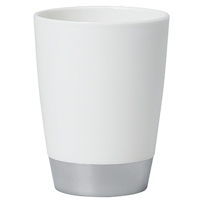 Venus Milano Portacepillos (Blanco, Plástico, Cromado)