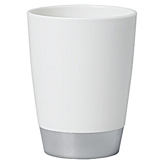 Venus Milano Portacepillos (Blanco, Plástico, Cromado)