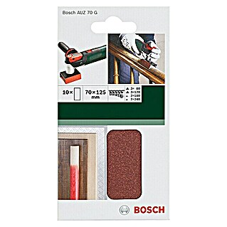 Bosch Juego de papel de lija (Específico para: Taco lijador de perfiles Bosch AUZ 70 G)