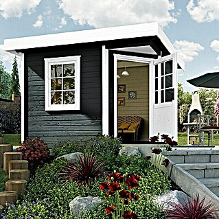 Weka Gartenhaus Fides I (Holz, Anthrazit)