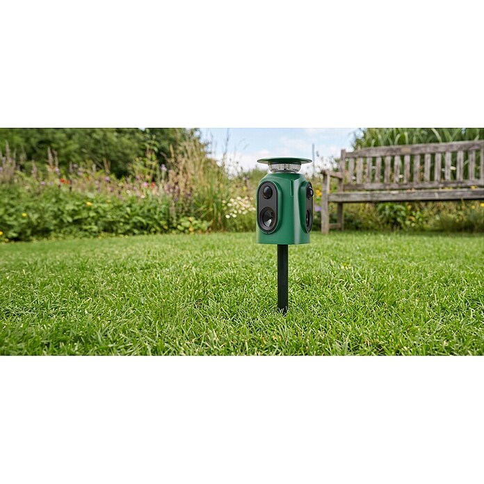 Windhager Ultraschall-Tiervertreiber Solar 360° (Reichweite ca.: 8 m) | BAUHAUS