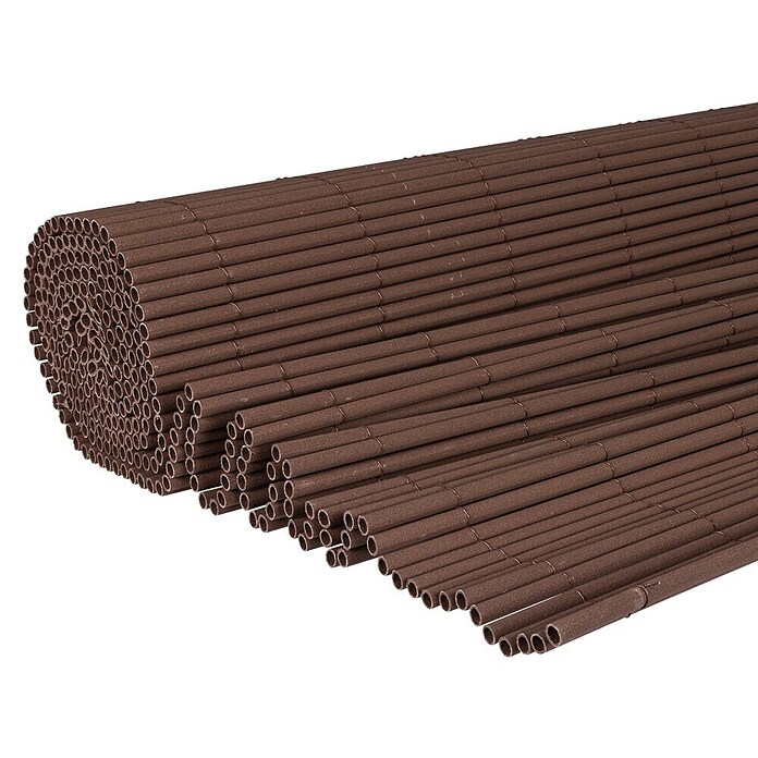 Windhager Sichtschutzmatte Woodura (3 x 1 m, Kunststoff, Braun) | BAUHAUS