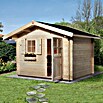 Weka Blockbohlenhaus Napoli (45 mm, 7,5 m², Satteldach)