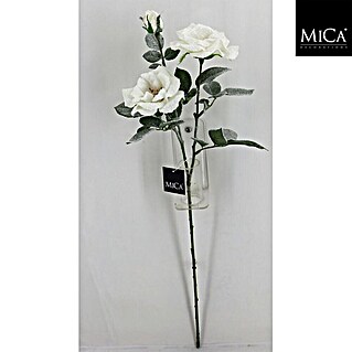 Mica Decorations Kunstpflanze (Höhe: 69 cm, Polyester, Grün/Weiß)