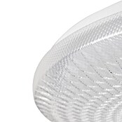 LED-Deckenleuchte rund Sarmeola (Ø x H: 39 x 7,5 cm, 24 W, Wabendesign, Weiß) | BAUHAUS