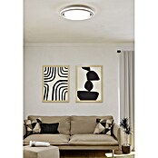 LED-Wand- & Deckenleuchte rund Semovigo (Ø x H: 40 x 6 cm, 18 W, Weiss/Grau, Warmweiß) | BAUHAUS