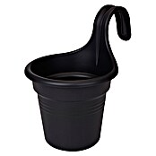 Elho Lonček za ograjo Green Basics easy - viseče  (Zunanje dimenzije (Ø x V): 20 x 25,7 cm, Plastika, Črne barve) | 8444 - Kunststoff Pflanzgefäße | IAKB - Gefäße Outdoor | IAK - Gefässe,Deko outdoor, Zeitschriften | IA - Gartenhartware | I - Stadtgarten | BAUHAUS