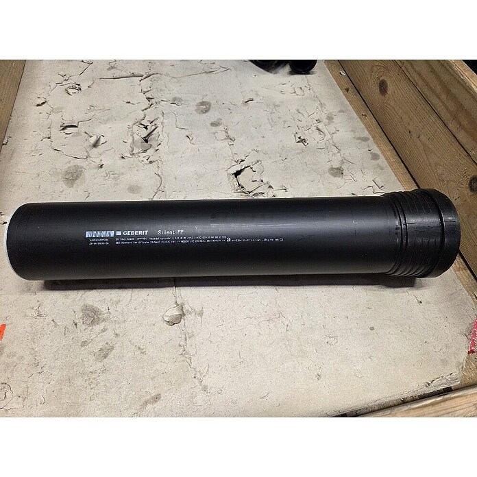 Geberit Silent PP-Rohr (DN 90, Länge: 25 cm)