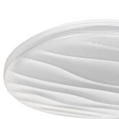 LED-Deckenleuchte rund Sarmeola (Ø x H: 39 x 7,5 cm, 24 W, Wellendesign, Weiß) | BAUHAUS