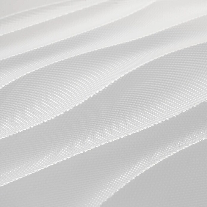 LED-Deckenleuchte rund Sarmeola (Ø x H: 39 x 7,5 cm, 24 W, Wellendesign, Weiß) | BAUHAUS