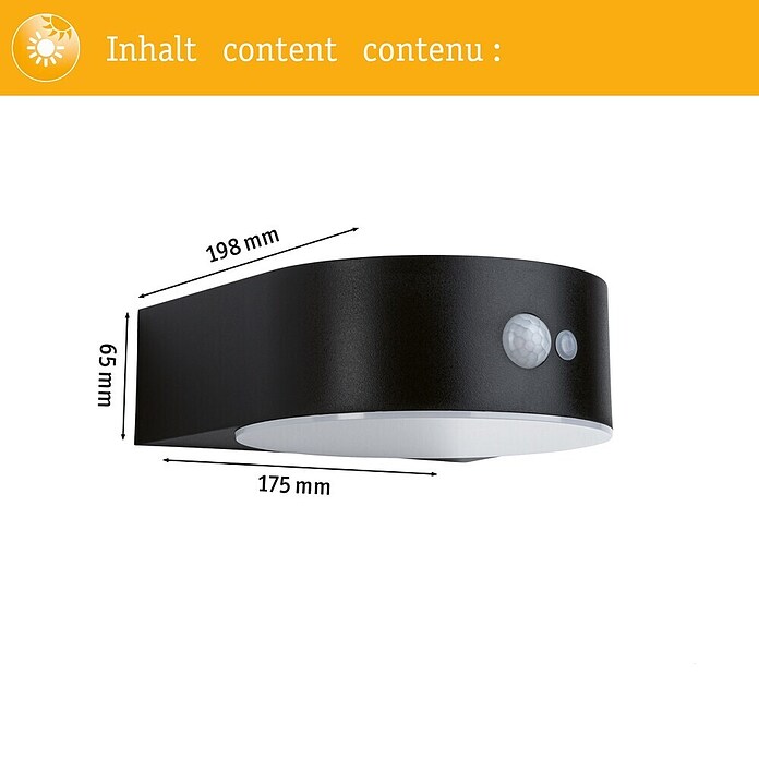 Paulmann Solarleuchte Eileen (Lichtfarbe: Warmweiß, LED, Höhe: 65 mm) | BAUHAUS