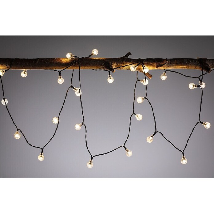 Paulmann LED-Solar-Lichterkette Soala (Außen, Länge: 3,9 m, Warmweiß) | BAUHAUS