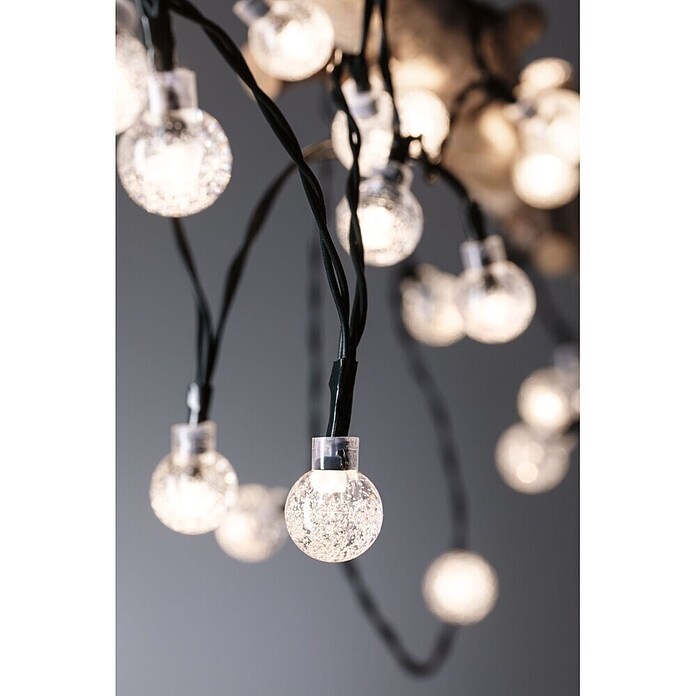 Paulmann LED-Solar-Lichterkette Soala (Außen, Länge: 3,9 m, Warmweiß) | BAUHAUS