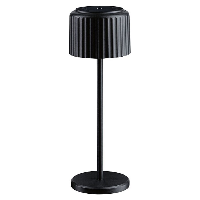 Paulmann Solar-Tischleuchte Else (Schwarz, IP44, Ø x H: 102 x 305 mm) | BAUHAUS