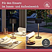 Paulmann Solar-Tischleuchte Else (Schwarz, IP44, Ø x H: 102 x 305 mm) | BAUHAUS