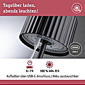 Paulmann Solar-Tischleuchte Else (Schwarz, IP44, Ø x H: 102 x 305 mm) | BAUHAUS