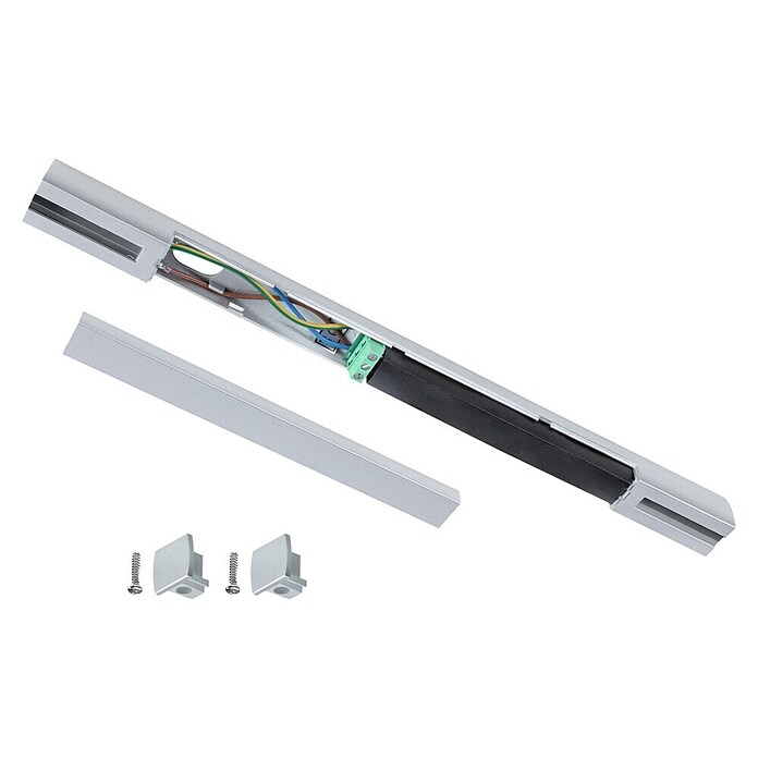 Paulmann Mittel-Einspeisung Urail (L x B x H: 304 x 21 x 18 mm, Chrom) | BAUHAUS