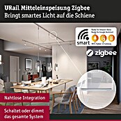 Paulmann Mittel-Einspeisung Urail (L x B x H: 304 x 21 x 18 mm, Chrom) | BAUHAUS