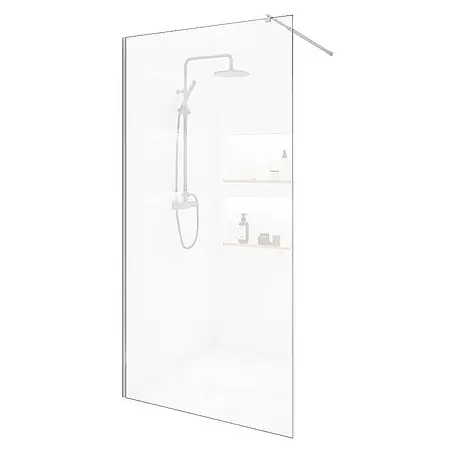Home Deluxe Duschabtrennung BAKI Aluminium 140 x 200 cm
