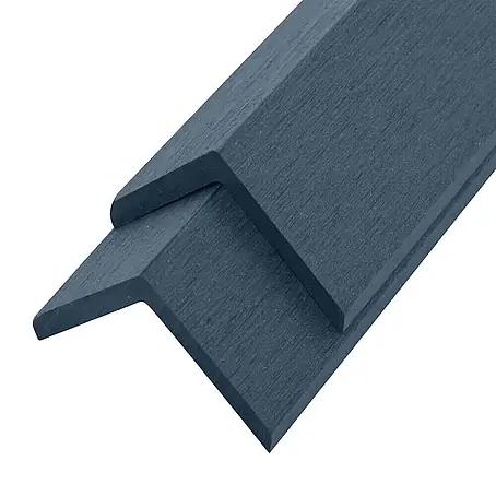 Home Deluxe  Terrassenfliese Abschlussleiste FINEA Anthrazit 10er Set