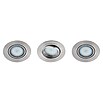 Tween Light Set de focos LED empotrables (Redondeada, 3 × 3 W, Aluminio)