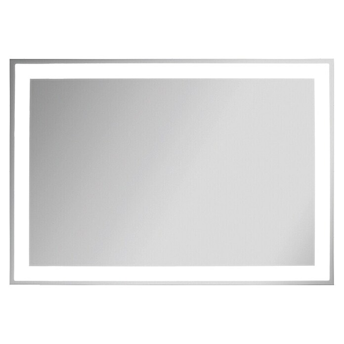 Camargue Stella Led-lichtspiegel (120 x 84 cm, Met tuimelschakelaar, Met hoekige randen)