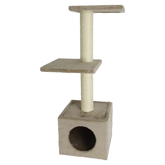 Krabpaal Pluto (30 x 30 x 90 cm, Taupe) | BAUHAUS