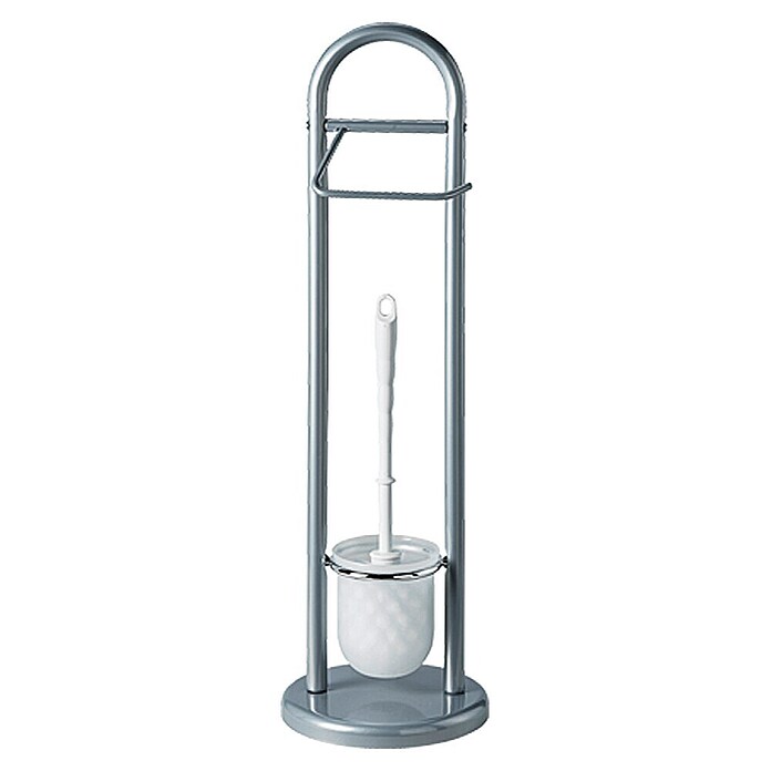 Venus WC-Kombi-Bürstengarnitur (Weiß/Silber, Höhe: 63 cm, Metall)