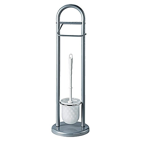 Venus WC-Kombi-Bürstengarnitur Amicella (Höhe: 63 cm, Weiß/Silber, Metall)
