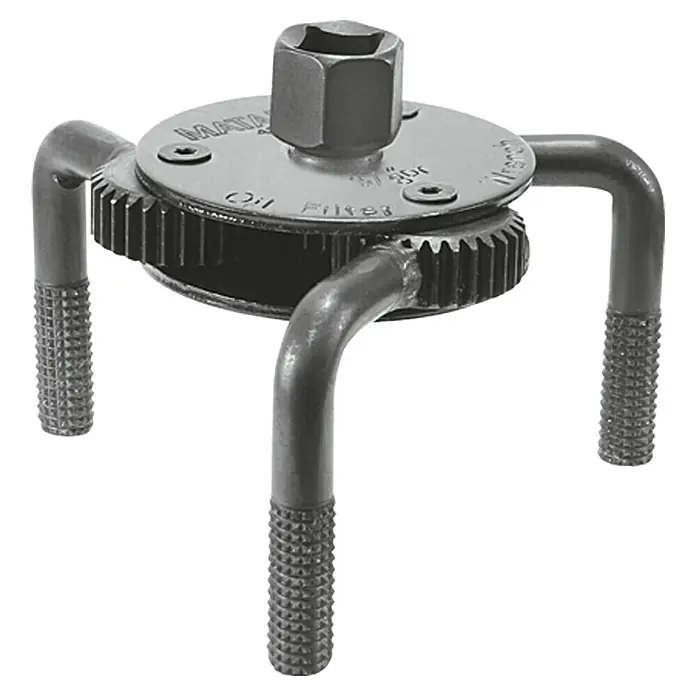 Matador Universal-Ölfilter-Schlüssel - Kartuschendurchmesser 80 - 130 mm - Das Bild zeigt einen robusten Ölfilterschlüssel, der für den Einsatz in der Automobilwartung konzipiert ist. Er ist ideal für Werkstätten und Heimwerker.