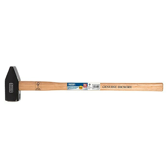 Alpha Tools Vorschlaghammer5.000 g, Holz Hickory Front View