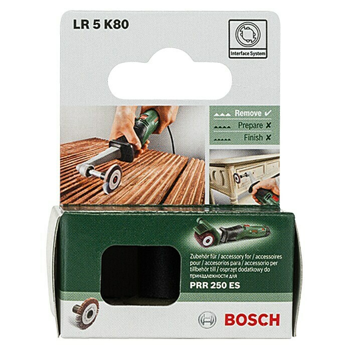 Bosch Rodillo de lija multihoja LR 5 (Ancho: 5 mm, Específico para: null)