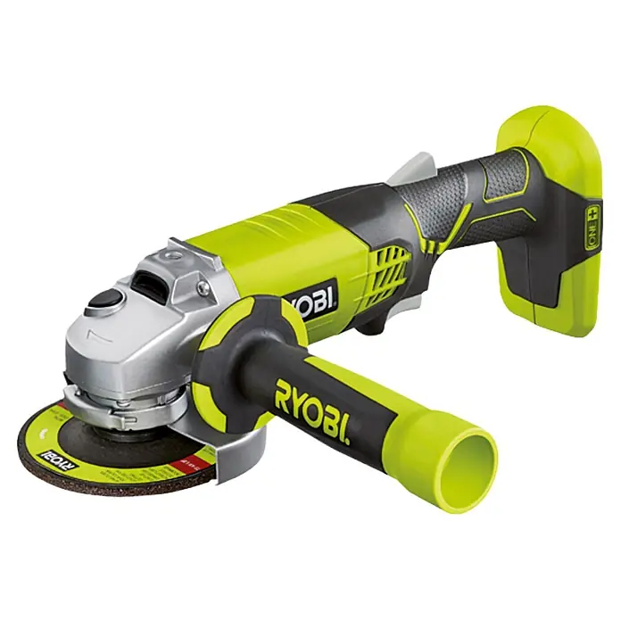 Ryobi ONE+ Akku-Winkelschleifer R18AG-0 - Li-Ionen, Ohne Akku, Durchmesser Scheibe: 115 mm, 7.500 U/min - Der Ryobi ONE+ Akku-Winkelschleifer, ein vielseitiges Werkzeug für Schleif- und Trennarbeiten. Ideal für Heimwerker und Profis.