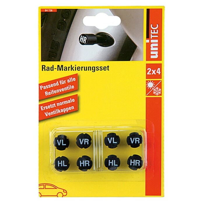 UniTEC Radmarker (8 Stk.)