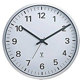 Radijski kontrolirani sat (Srebrne boje, Promjer: 30 cm)