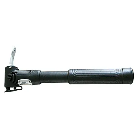 Fischer Pompe à Pied Unitec – Aluminium, Manomètre Extra Large, Double Tête, 7 Bar Max – Pour Vélos, Matelas, Bouées – Robuste Et Portable
