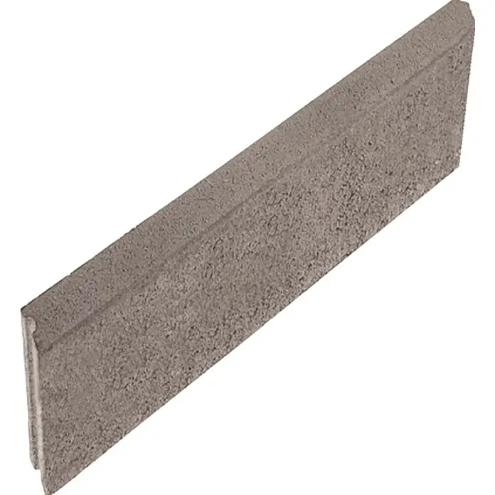EHL Rasenkante - 50 x 5 x 15 cm, Grau, Beton - Grauer Betonbordstein mit strukturierter Oberfläche für Garten- und Landschaftsbau, ideal zur Begrenzung von Wegen und Beeten.