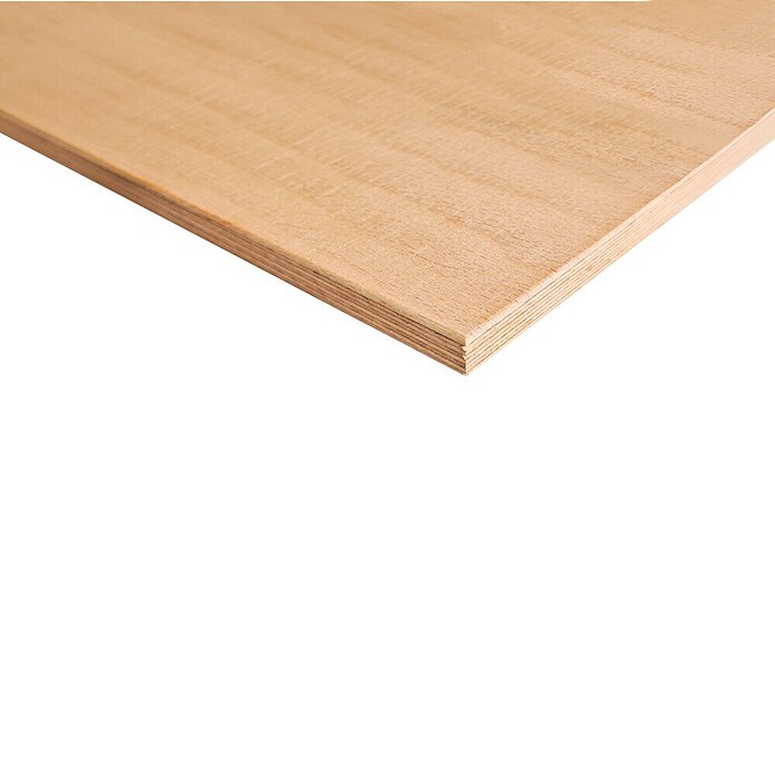 Sperrholzplatte Fixmaß (Buche, 1 200 x 600 x 15 mm) | BAUHAUS