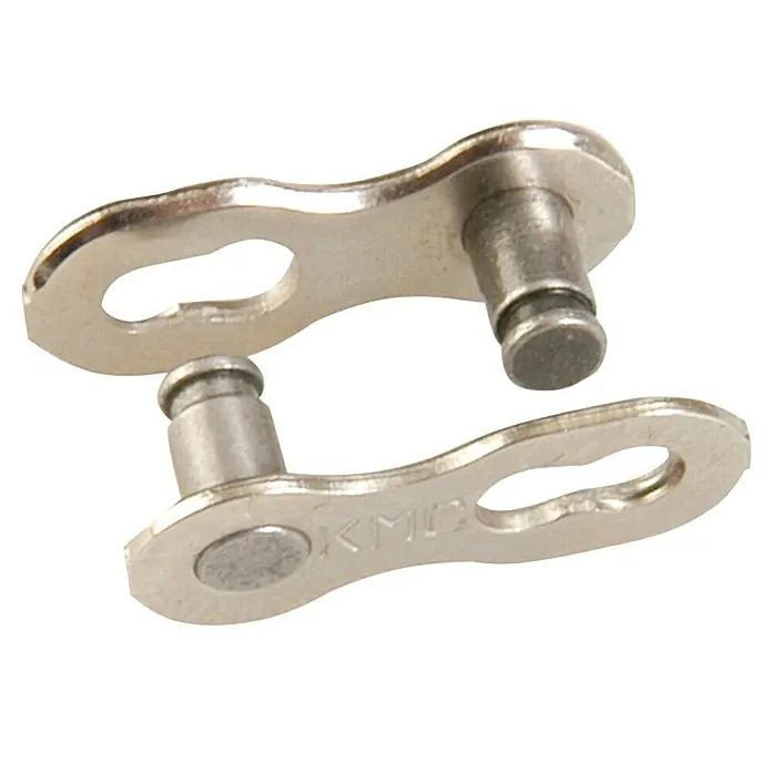 Fischer Kettenverschlussglied - Geeignet für: Ketten 12,7 x 2,4 mm (½ x ³⁄₃₂″), Wiederverwendbar - KMC-Kettenverschlussglied für Fahrräder, robust und zuverlässig für eine sichere Kettenverbindung beim Radfahren.