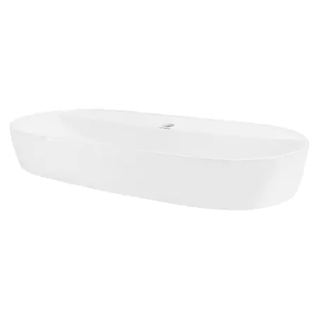 LuxeBath  Aufsatzwaschbecken Waschtisch aus Keramik für Badezimmer / Gäste-WC