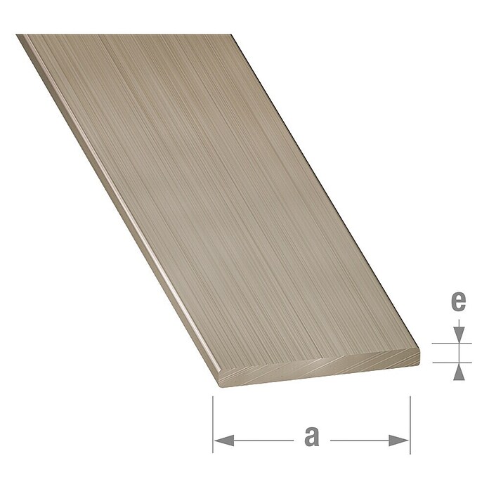 Flachstange (L x B: 1.000 x 15 mm, Edelstahl)