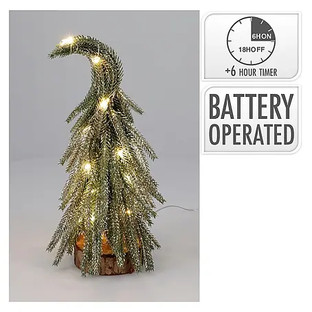 Figura decorativa navideña Árbol Navidad con luces LED
