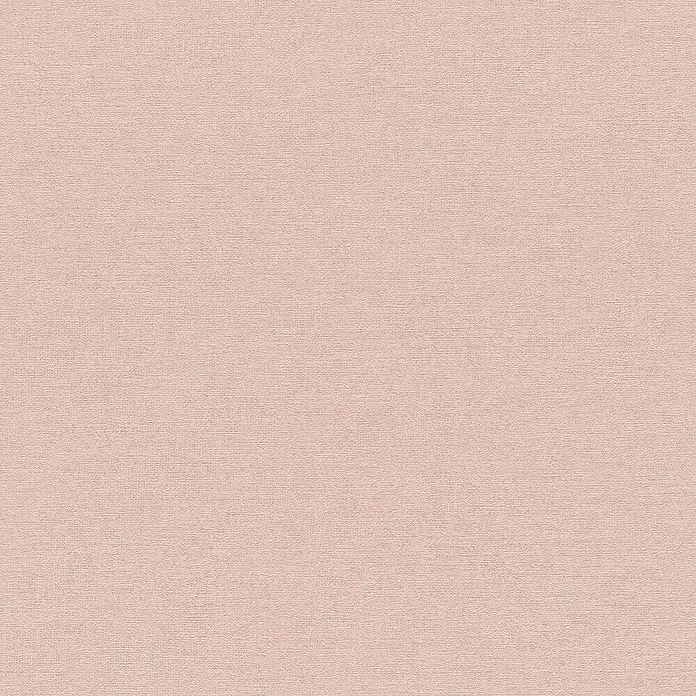 SCHÖNER WOHNEN-Kollektion Cosyliving Vliestapete LINEN - Rosa, Uni, 10,05 x 0,53 m - Hellrosa, fein strukturierte Stoffoberfläche.