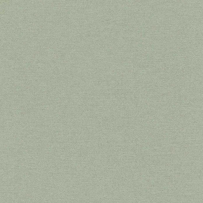 SCHÖNER WOHNEN-Kollektion Cosyliving Vliestapete LINEN - Hellgrün, Uni, 10,05 x 0,53 m - Hellgrüner Stoff mit einer subtilen, feinkörnigen Textur.