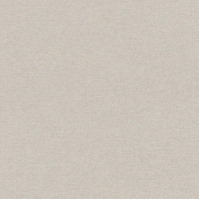SCHÖNER WOHNEN-Kollektion Cosyliving Vliestapete LINEN - Hellgrau, Uni, 10,05 x 0,53 m - Helles beiges Textil mit feiner, gewebter Struktur.