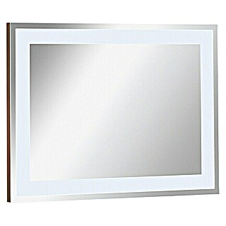 Camargue Stella Led-lichtspiegel (80 x 60 cm, Met tuimelschakelaar, Met hoekige randen)